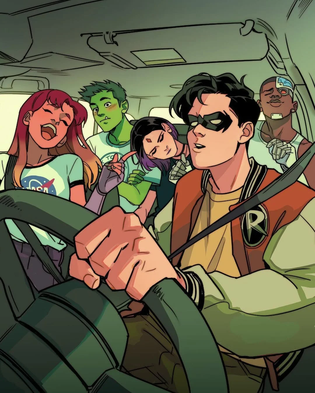 the roadtrip 🚗
#teentitans #comics #art #dccomics #drawing #beastboy #raven
Hey I’m currently making a roadtrip playlist, what song do you think they’re listening here? 🤔