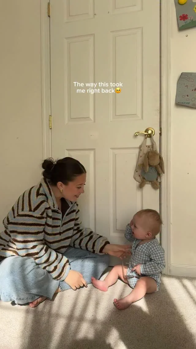 Okay sawyer is a lot younger in this than rustyn was but still the second clip feels like yesterday 🥹