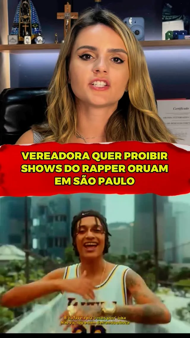 🚨QUERO PROIBIR O ORUAM DE REALIZAR SHOWS EM SÃO PAULO!

Apologia às dr0g4s, ao sex0 e às facções criminosas são os principais temas das músicas do rapper Oruam, filho de Marcinho VP, um dos líderes do Comando Vermelho, organização criminosa que aterroriza o Rio de Janeiro.

Por isso, defendo que a prefeitura de São Paulo não utilize recursos públicos para contratar artistas que promovam o crime organizado. É fundamental tratarmos facções como o Comando Vermelho como organizações terroristas.

O dinheiro do contribuinte não pode ser destinado a normalizar ou romantizar o mundo do crime.

Gostou? Então mande esse vídeo para 3 amigos!